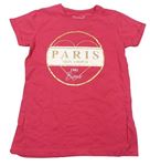Neonově růžové tričko s nápisem Primark