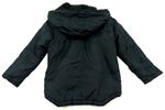Černo-šedá kostkovaná šusťáková zimní bunda s kapucí zn. M&Co