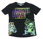 Černo-barevné tričko s Marvel Next