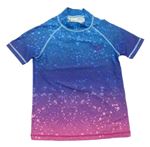 Modro-fialovo-růžové vzorované UV tričko Next