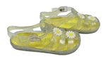 Bílo-žluté pogumované sandálky s kytičkami Primark vel. 29