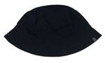 Tmavomodrý/béžový oboustranný riflový klobouk 