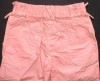 Outlet - Růžové plátěné kalhoty s kapsičkami zn. Funky Diva