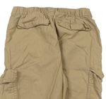 Béžové cargo cuff plátěné kalhoty zn. H&M