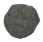 Šedo-černá vzorovaná vlněná bekovka H&M