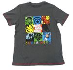 Šedé tričko Avengers George