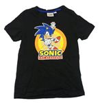 Černé tričko se Sonicem