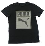 Černé tričko s logem Puma