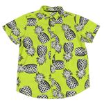 Limetková košile s ananasy Matalan