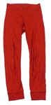 Červené pyžamové kalhoty H&M