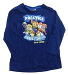 Tmavomodré triko s Paw Patrol Nickelodeon
