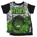 Černo-zelené tričko s Hulkem 