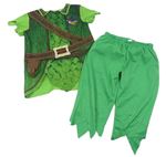 Kosým - 2set- Zelené tričko + Capri kalhoty - Petr Pan Disney
