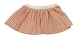 Růžová plisovaná sukně S. Oliver