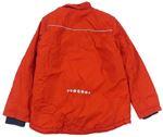 Červená šusťáková přechodová bunda zn. H&M
