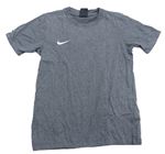 Šedé tričko s logem Nike 