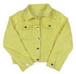 Žlutá riflová bunda H&M