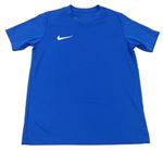 Modré sportovní funkčí tričko Nike