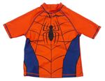 Červeno-tmavomodré UV tričko - Spiderman Marvel