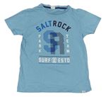 Světlemodré tričko s nápisem Saltrock