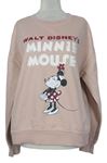 Dámská růžová mikina s Minnie Disney 