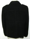 Dámský černý flaušový kabát zn. Dorothy Perkins