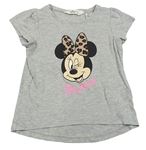 Šedé tričko s Minnie H&M