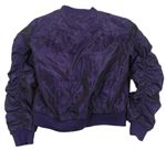 Purpurová šusťáková zateplená bunda zn. M&Co