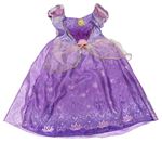 Kostým- fialové šaty s broží Disney