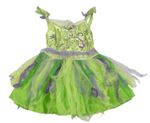 Kostým - Zeleno-fialové šaty - Zvonilka Disney
