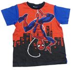Modro-červené tričko se Spider-manem marvel
