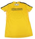 Žluto-černé sportovní tričko s potiskem zn. Craft