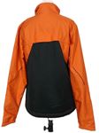 Dámská oranžovo-černá šusťáková jarní sportovní bunda 