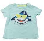 Světlemodré tričko se žralokem C&A
