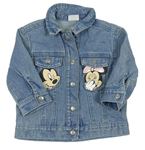 Modrá riflová bunda s Minnie Disney
