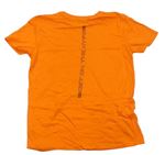 Oranžové tričko s potiskem zn. George 