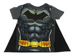 Šedo-černé tričko s pláštěm - Batman Next