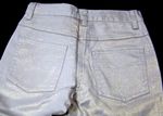 Béžové plátěné kalhoty s flitry vel. 16 let