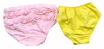 2set - Růžové kalhotky s volánky + žluté zn. F&F