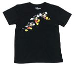Černé tričko s Mickeym Disney 