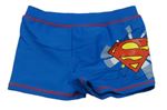 Modré nohavičkové plavky se Supermanem 