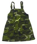 Army plátěné šaty Next