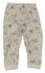 Béžové pyžamové kalhoty s Disney postavami George