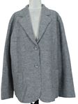 Dámský šedý vlněný kabátek Laura di Sarpi 