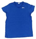 Modré tričko s logem Slazenger