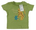 Zelené tričko s tygrem Primark