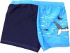 Outlet - Modro-tmavomodré plavky se žralokem