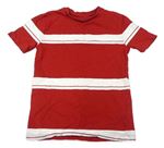 Červeno-bílé pruhované tričko Next