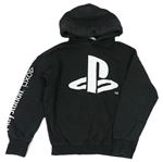 Černá mikina s kapucí a logem PlayStation H&M