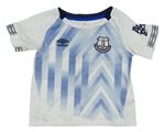 Bílo-modré fotbalové funkční tričko - Everton Umbro